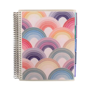 Academic Planner Pastel Rainbows